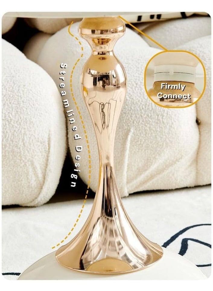 بيوينتي طاولة قهوة جانبية صغيرة من الحديد المطاوع، بتصميم عصري مبسط وأنيق للمنزل والمسبح والحديقة - Image 4